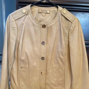 💛TORY BURCH GENUINE LEATHER JACKET - Small